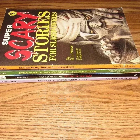 SCARY STORIES FOR SLEEPOVERS Lot of 4 books~ Ghosts Horror To Tell in the Dark - Picture 2 of 4